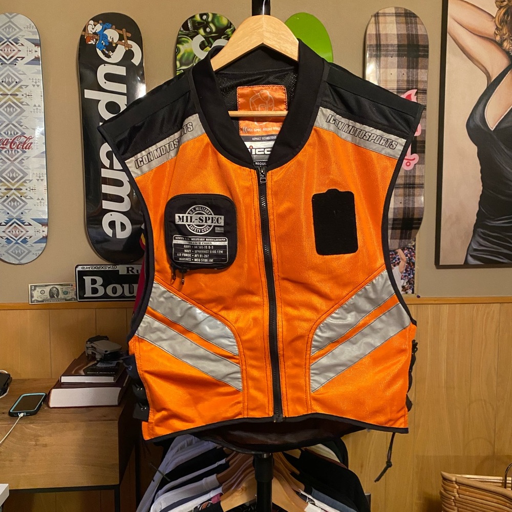$60 ICON MIL-SPEC INSTRUCTOR MESH VEST - ORANGE (2022)